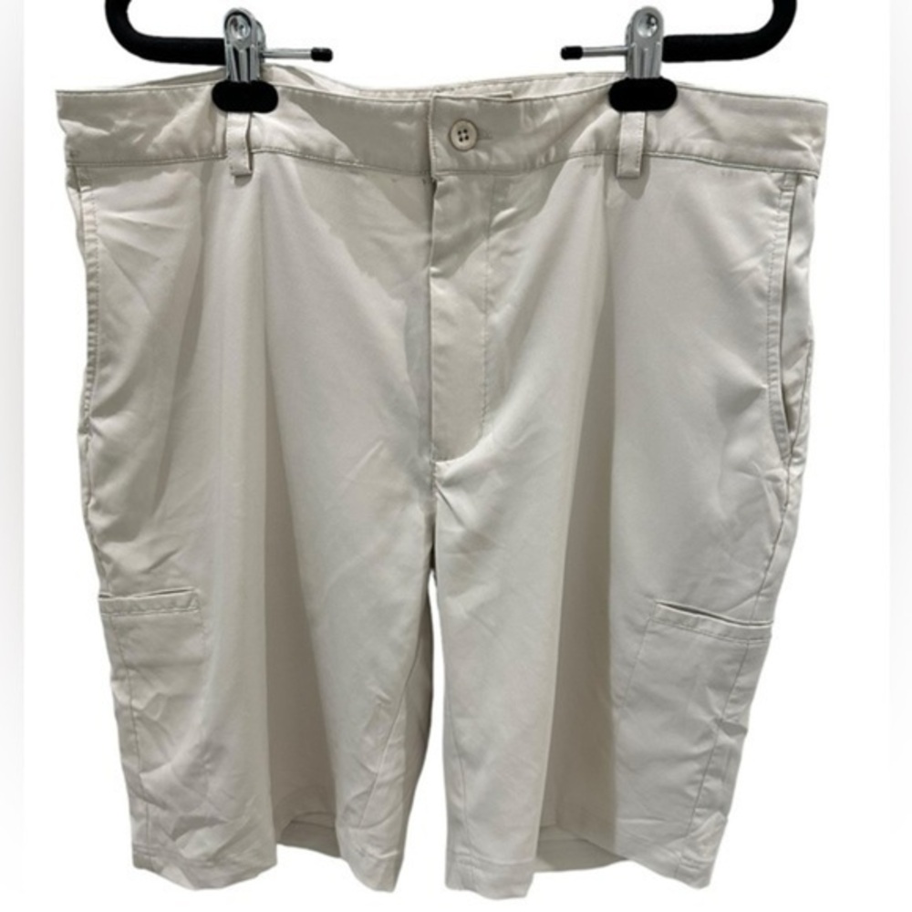Ping Mens Golf Shorts Sensorcool Light Beige Flat Front Pockets